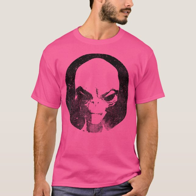 Alien Grått Alien Space Ufo Roswell Abduction T Shirt (Framsida)