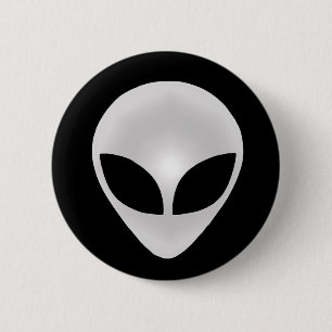 Alien Grått Knapp