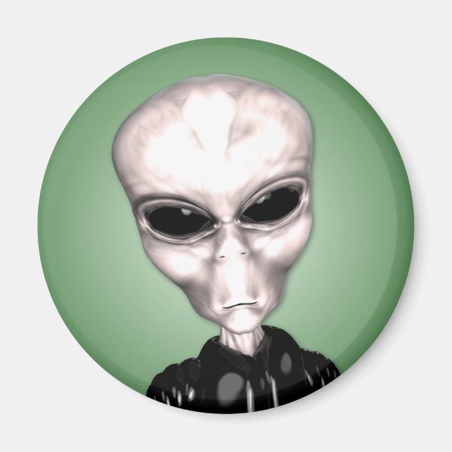 Alien Grått Magnet (Framsidan)