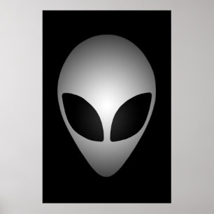 Alien Grått Poster