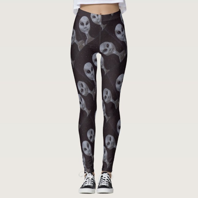 Alien Grays Leggings (Framsida)