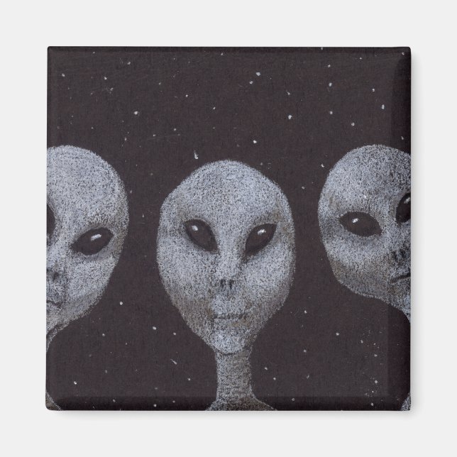 Alien Grays Magnet (Framsidan)