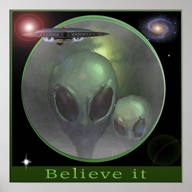Alien Grays Poster (Framsidan)
