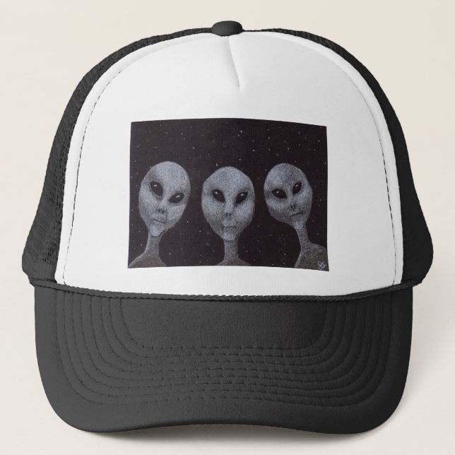 Alien Grays Truckerkeps (Framsida)