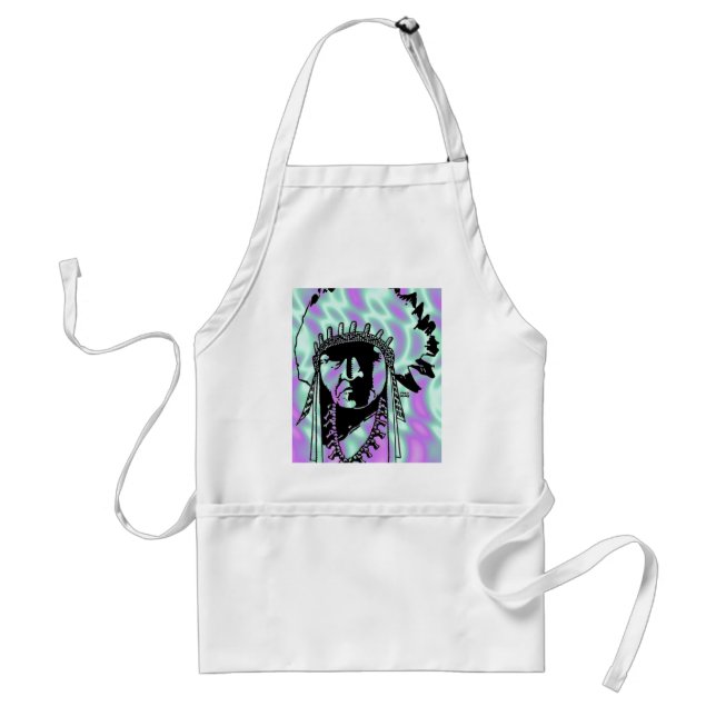 Alien Grönt, Dragon Apron Förkläde (Framsidan)