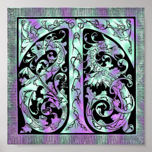 Alien Grönt, Dragon Poster