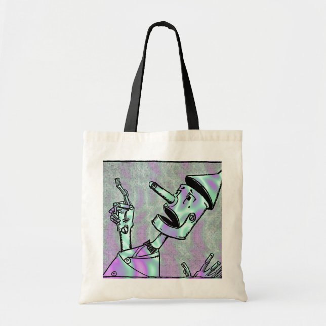Alien Grönt, Tin Man Bag Tygkasse (Framsidan)