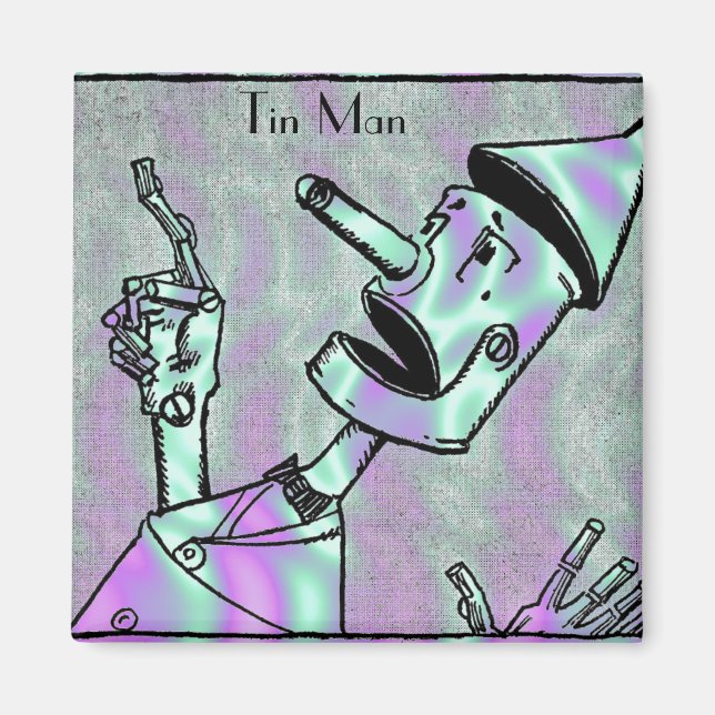 Alien Grönt, Tin Man Magnet (Framsidan)