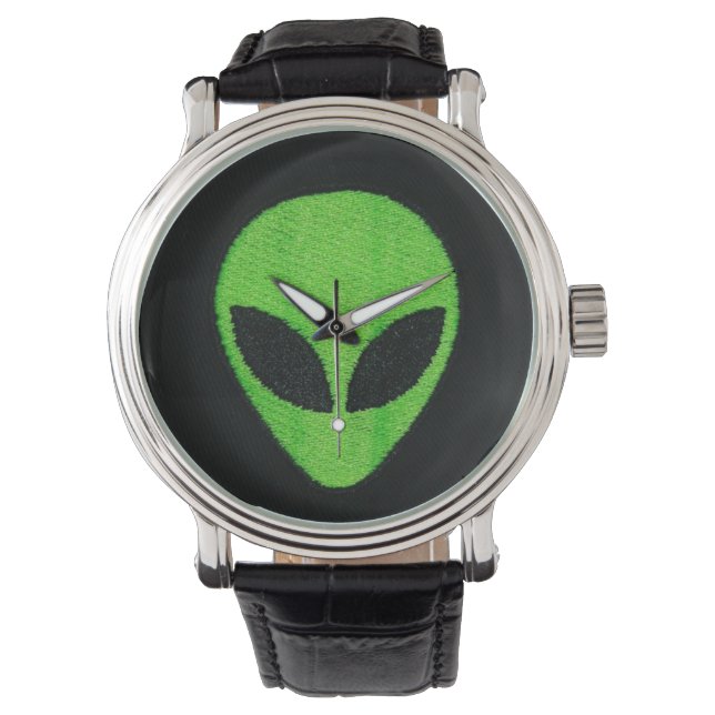Alien (grönt) Watches Armbandsur (Framsida)