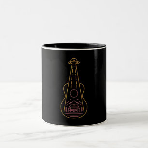 Alien Guitar Två-Tonad Mugg