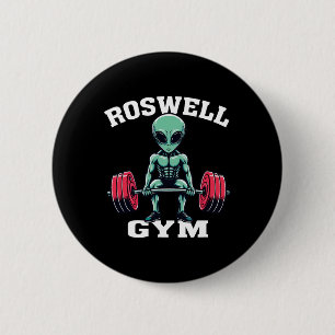 Alien Gym Roligt Ufo Roswell Bodybuilding Fitness Knapp