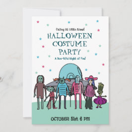 Alien Halloween Kostymfest | Barn Rymd Kul Inbjudningar