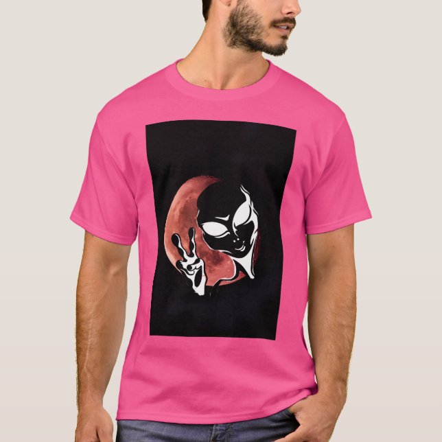 Alien Hälsning T Shirt (Framsida)
