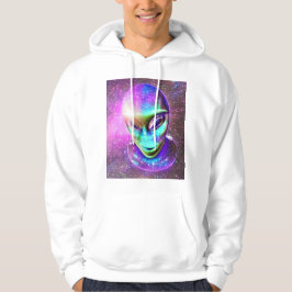 Alien Head 3D gillar Hoodie
