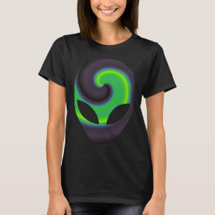 Alien Head Alien Festival Rave T Shirt