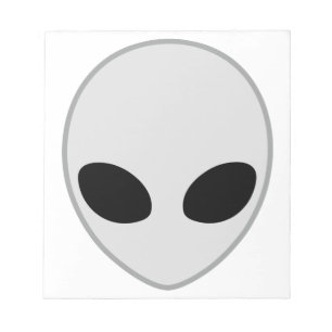 Alien Head Anteckningsblock