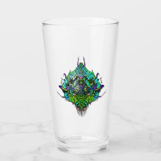 Alien Head - Aqua Glaskopp