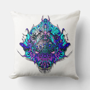 Alien Head - Blue and lila Kudde