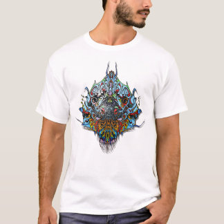 Alien Head - Blue T Shirt