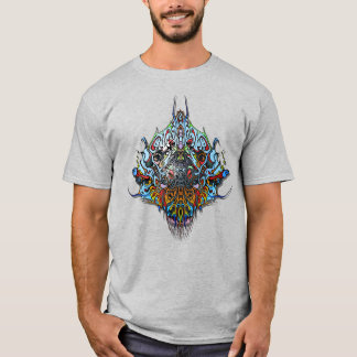 Alien Head - Blue T Shirt