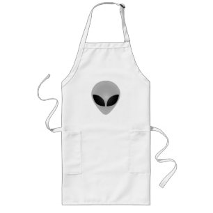 Alien Head Långt Förkläde