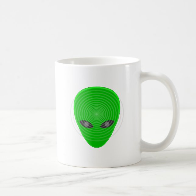 Alien Head Mind Control Kaffemugg (Höger)
