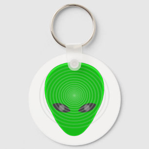 Alien Head Mind Control Nyckelring