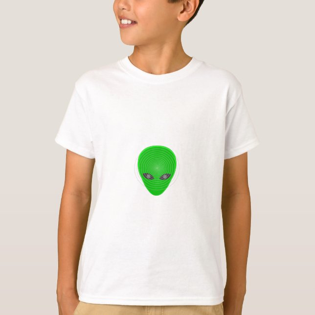 Alien Head Mind Control T-shirt (Framsida)