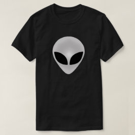 Alien Head Mörk T-Shirt