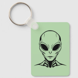 Alien Head Nyckelring