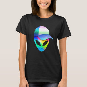 Alien Head Sci Fi Trippy Techno Rave Edm Music Fes T Shirt
