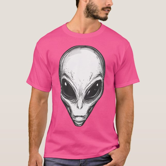 Alien Head T Shirt (Framsida)