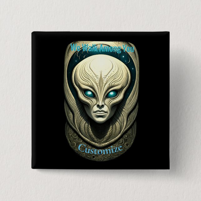 Alien Head Thunder_Cove Knapp (Framsida)
