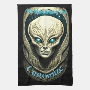 Alien Head Thunder_Cove Kökshandduk