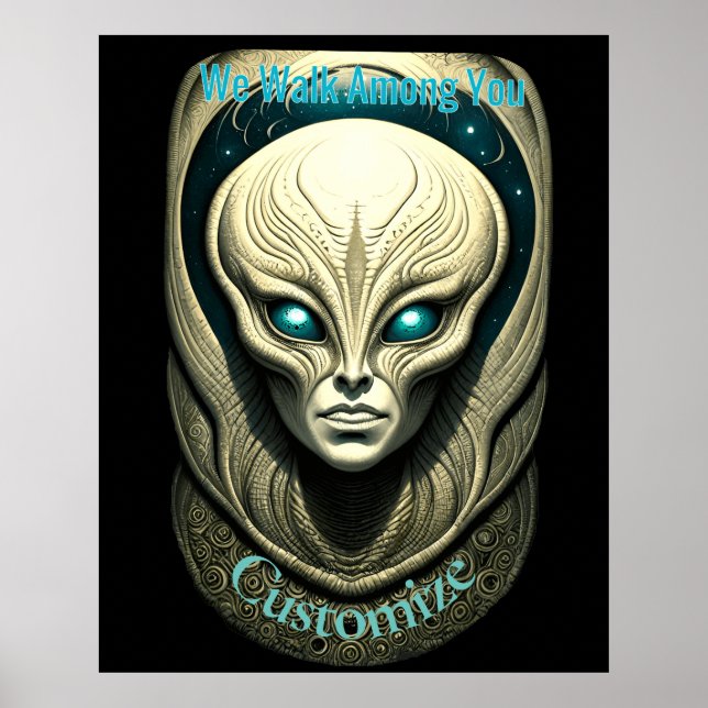 Alien Head Thunder_Cove Poster (Framsidan)