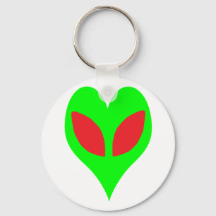 Alien Heart Nyckelring