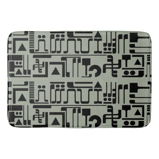 Alien Hieroglyph Badrumsmatta (Framsidan)