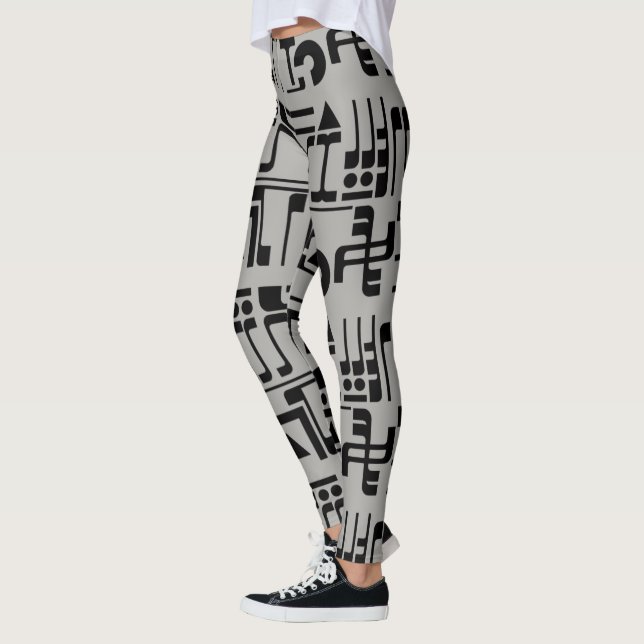 Alien Hieroglyph Leggings (Vänster)
