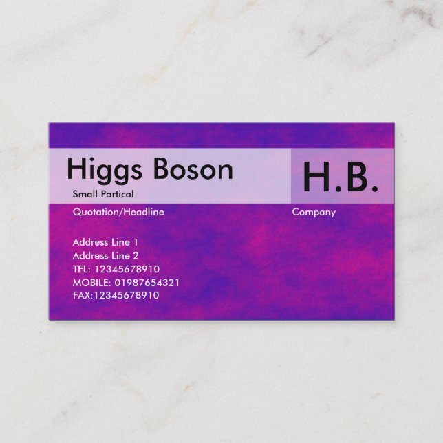 Alien Himlar - 2 Visitkort (Framsida)