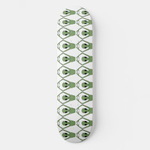 Alien hjärta Pose Mini Skateboard Bräda 18,5 Cm