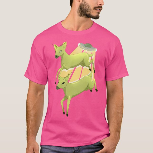 Alien Hjort T Shirt (Framsida)