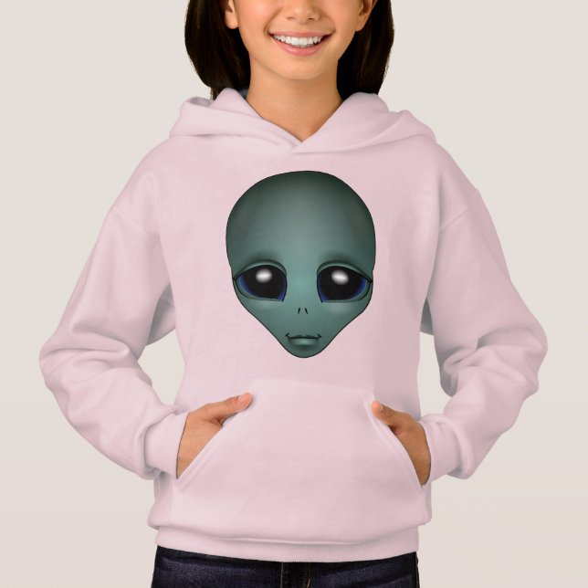 Alien Hoodie Jacka Alien Hooded Jacka Tröja (Framsida)