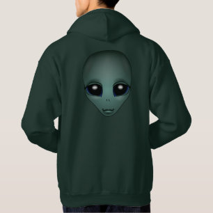 Alien Hoodie Jacka Manar Cut Alien Hoodie