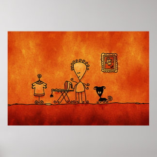 Alien Housefru Poster