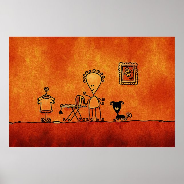 Alien Housefru Poster (Framsidan)