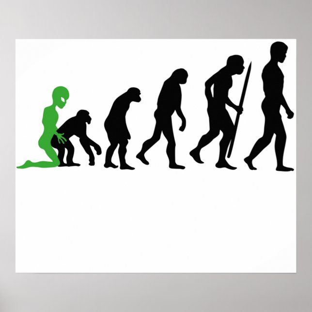 Alien Human Evolution Poster (Framsidan)