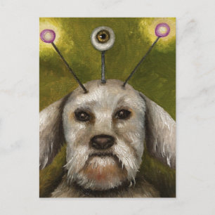 Alien Hund Vykort