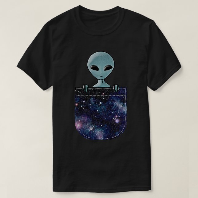 Alien i din Pocket  T Shirt (Design framsida)