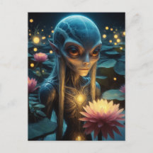 Alien i Lotus Pond