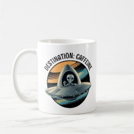 Alien i Spaceship Kaffemugg